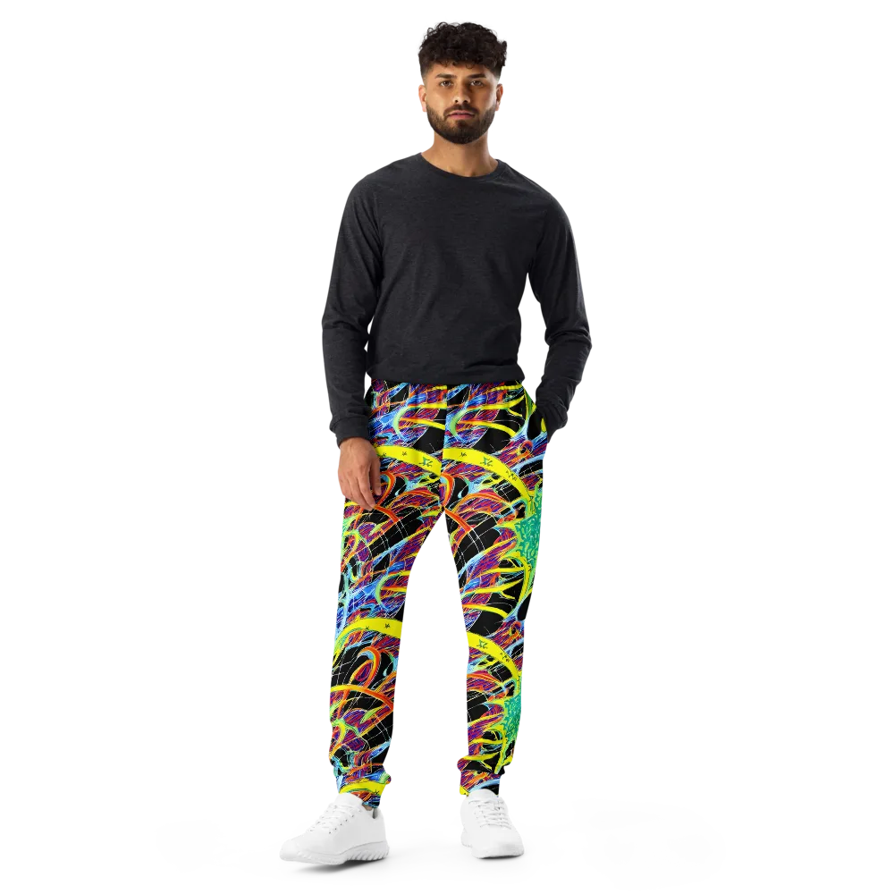 Radiant Rebellion on Men's Joggers — Front
