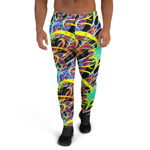Radiant Rebellion on a Men's Joggers