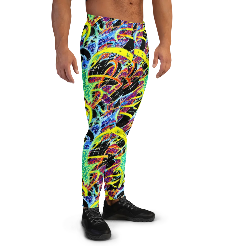 Radiant Rebellion on Men's Joggers — Right