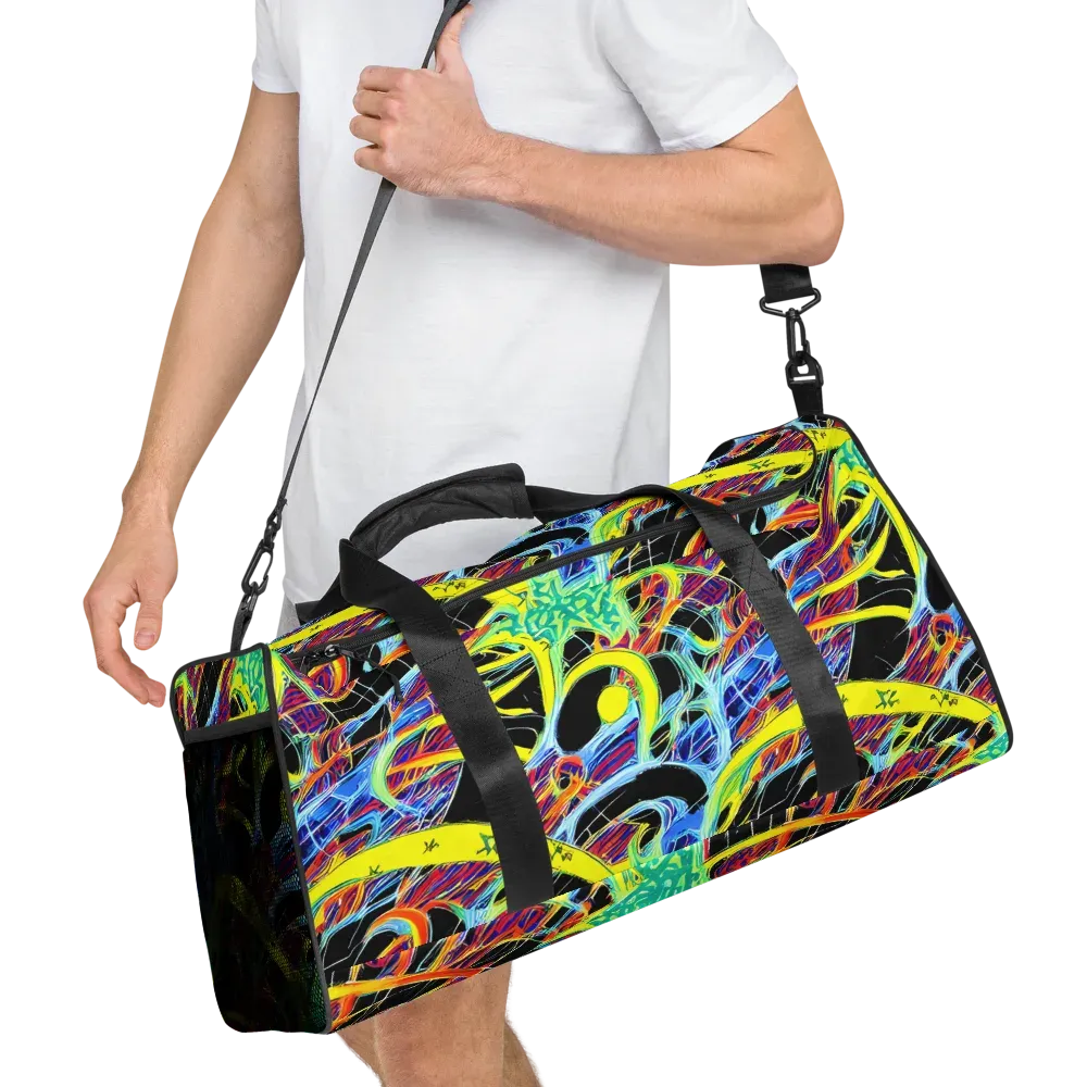Radiant Rebellion on Duffle Bag — Right Front
