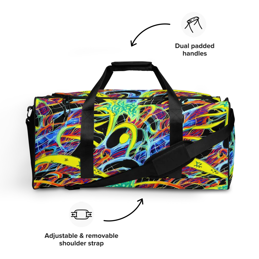 Radiant Rebellion on Duffle Bag — Front