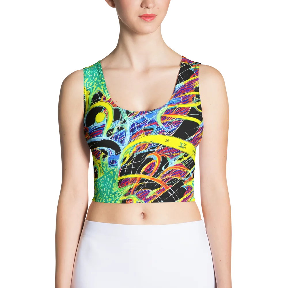 Radiant Rebellion on Crop Top — Front