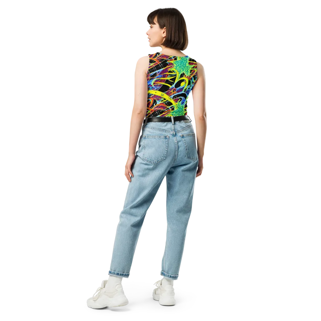 Radiant Rebellion on Crop Top — Back