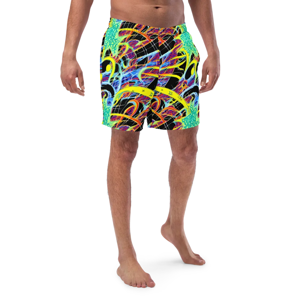 Radiant Rebellion on Swim Trunks — Front