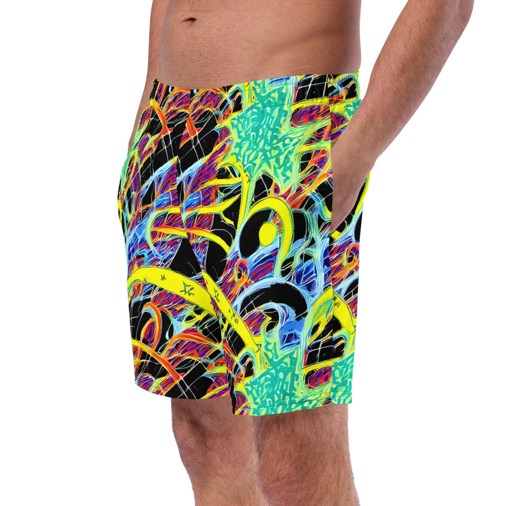 Radiant Rebellion on Swim Trunks — Left Front
