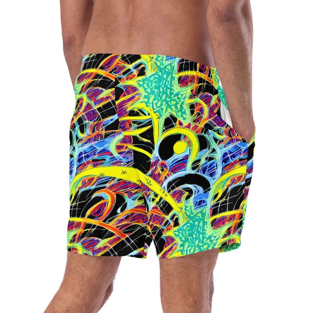 Radiant Rebellion on Swim Trunks — Right Back