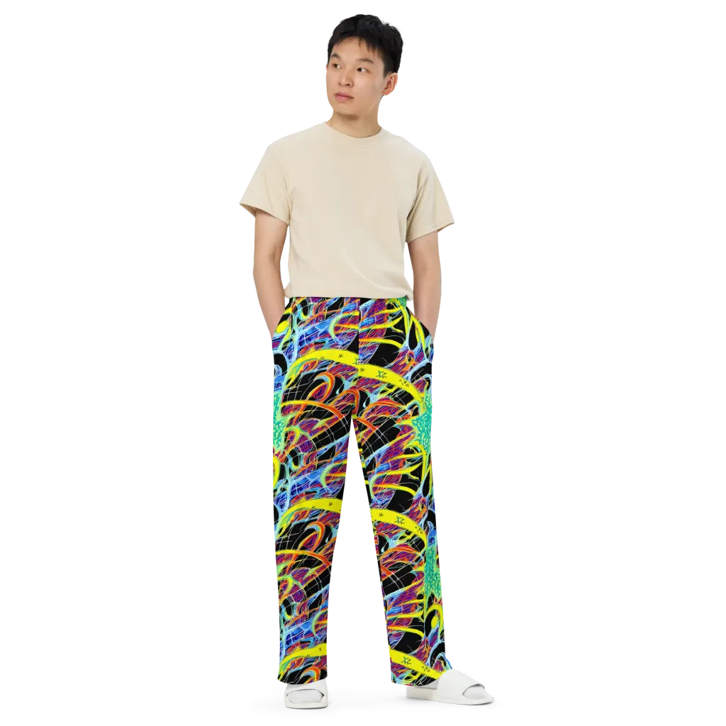 Radiant Rebellion on Wide-Leg Pants — Front