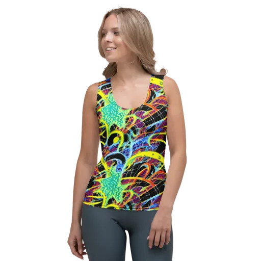 Radiant Rebellion on a Women's Tank Top