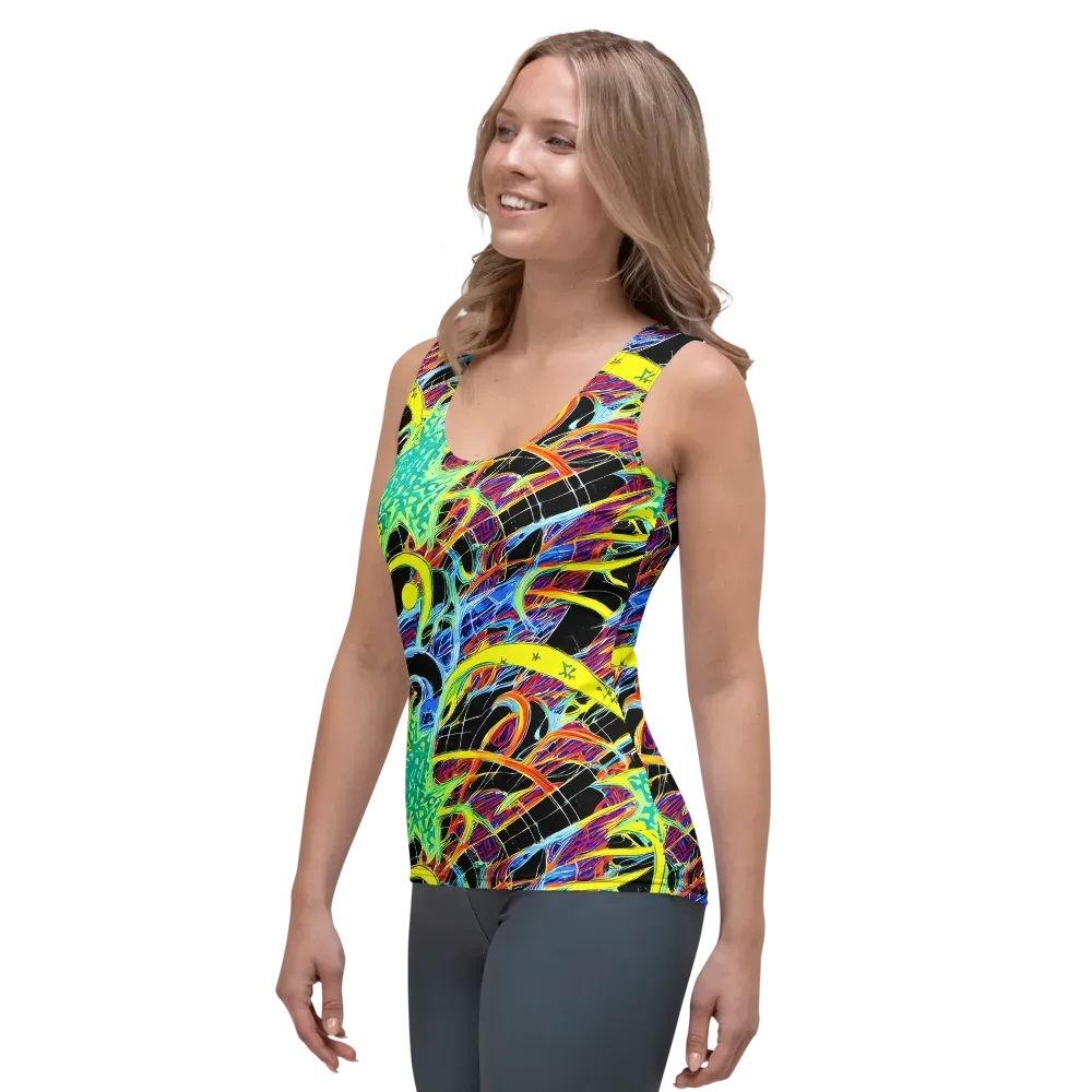 Radiant Rebellion on Women's Tank Top — Left Front