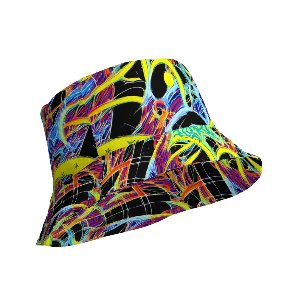 Radiant Rebellion on Reversible Bucket Hat — Product details Outside