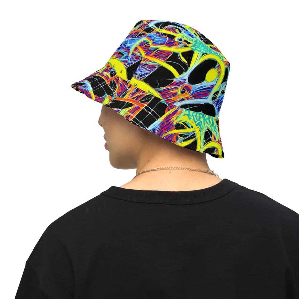 Radiant Rebellion on Reversible Bucket Hat — Back Inside