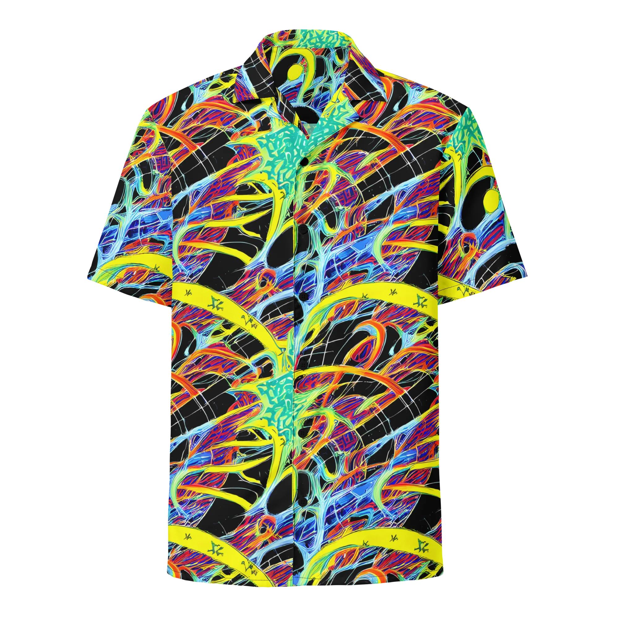 Radiant Rebellion on Button Shirt — Front