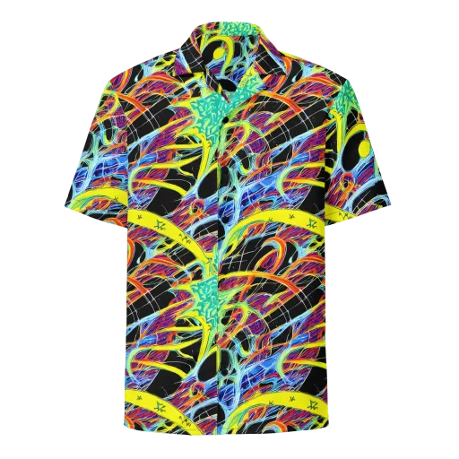 Radiant Rebellion on a Button Shirt