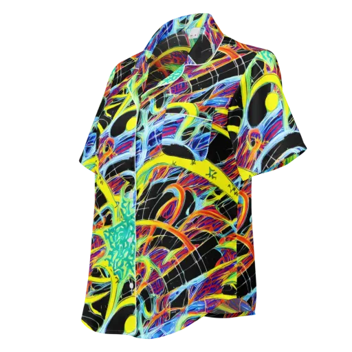 Radiant Rebellion on a Women's Short Sleeve Pajama Top