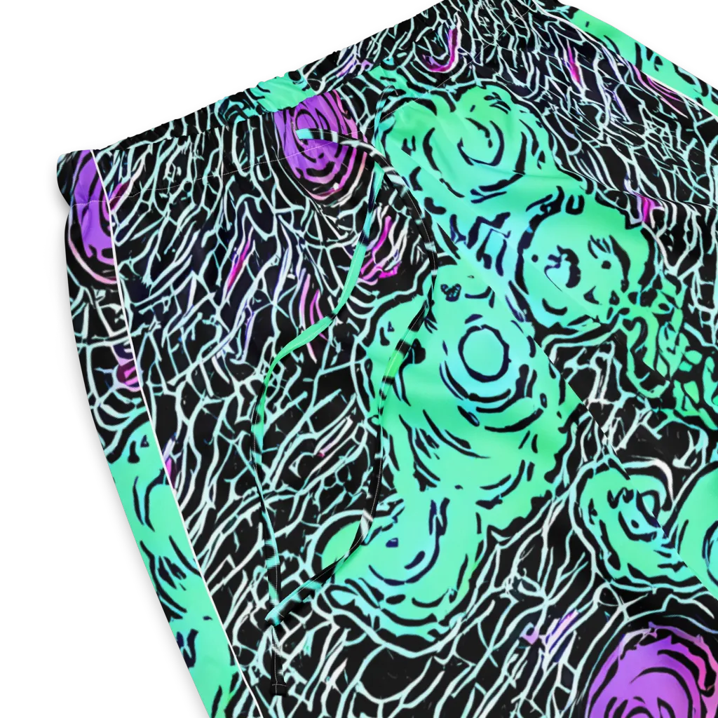Neon Bloom Static on Women's Pajama Pants — Product details