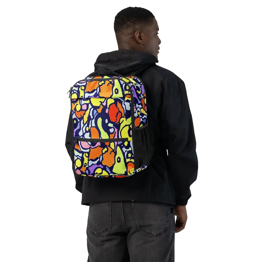 Electric Contour on Utility Backpack — Back