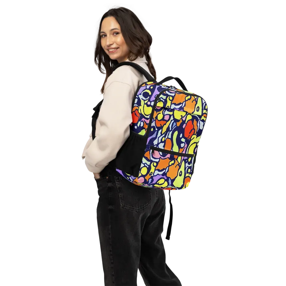 Electric Contour on Utility Backpack — Back