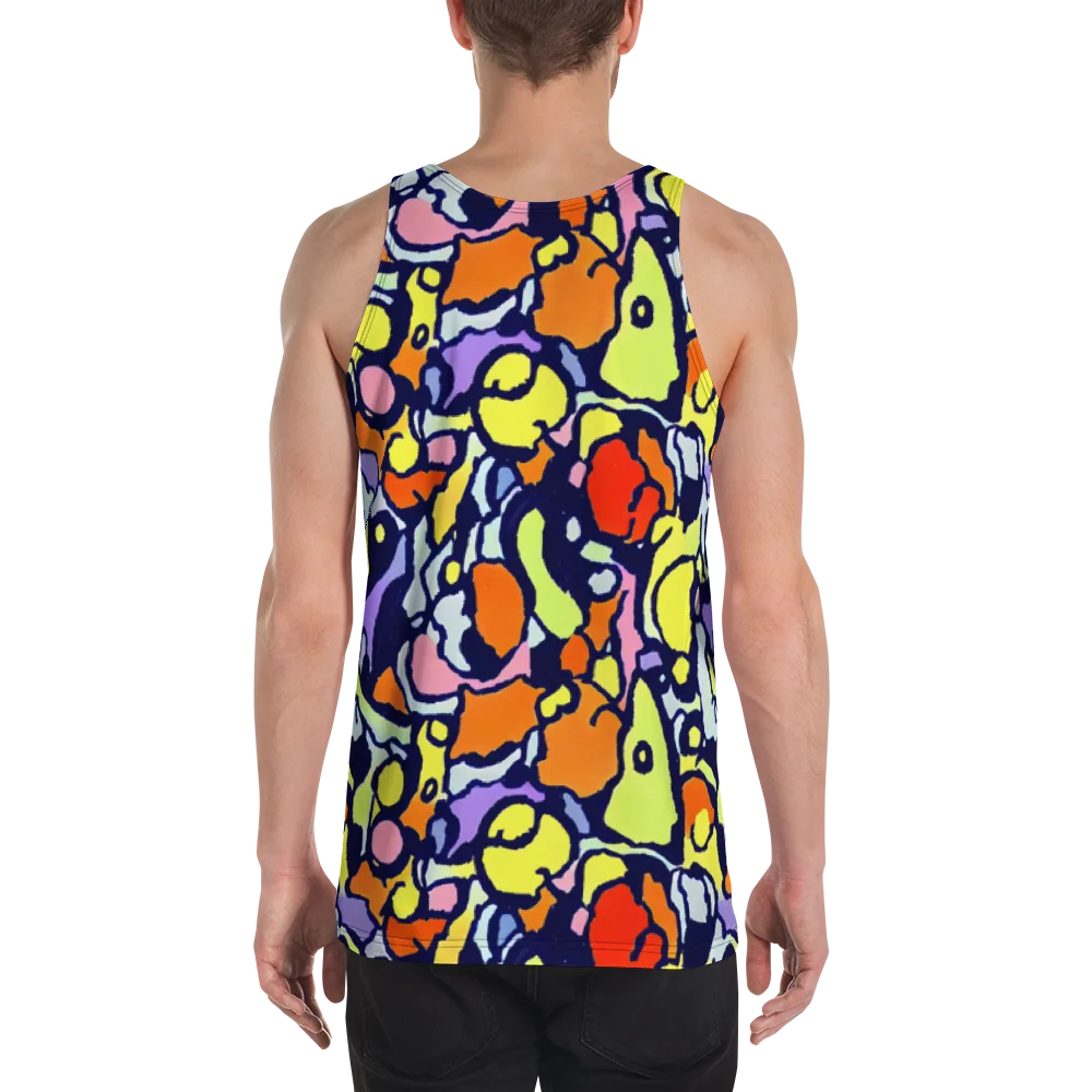 Electric Contour on Men's Tank Top — Back