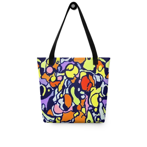 Electric Contour on a Tote Bag