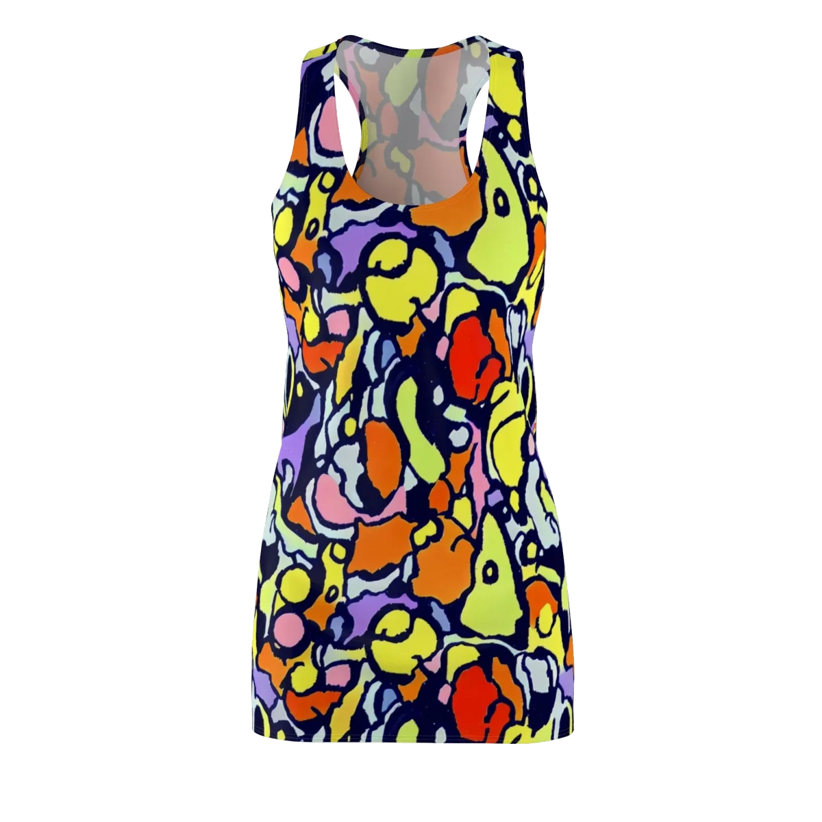 Electric Contour on Racerback Dress — Front