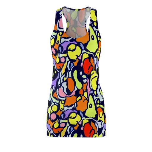 Electric Contour on a Racerback Dress