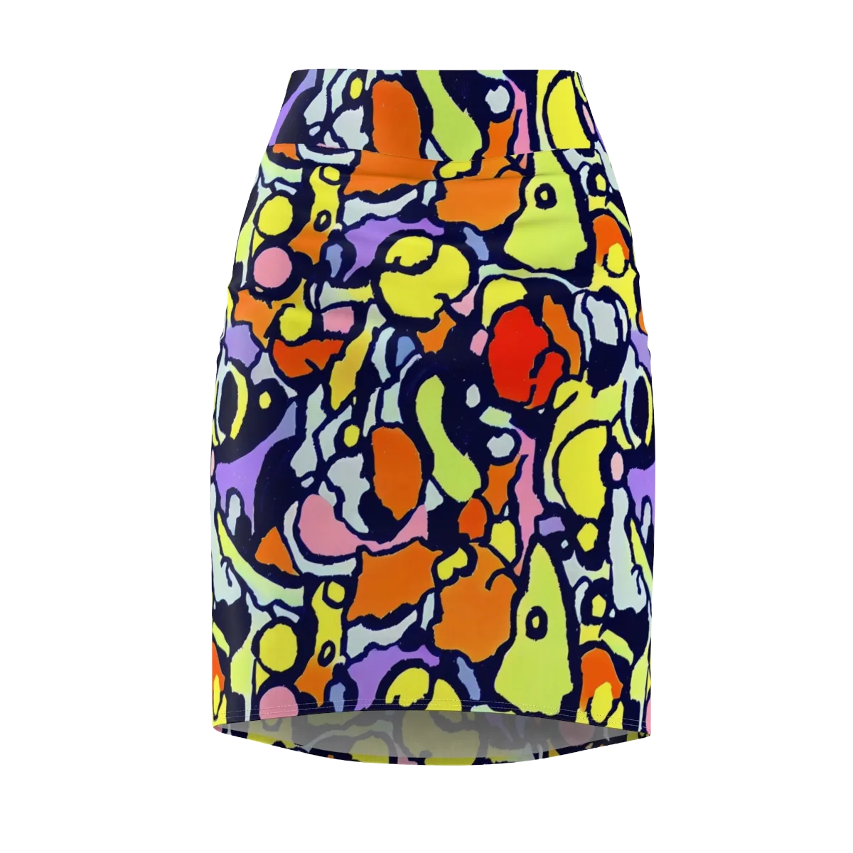 Electric Contour on Pencil Skirt — Front