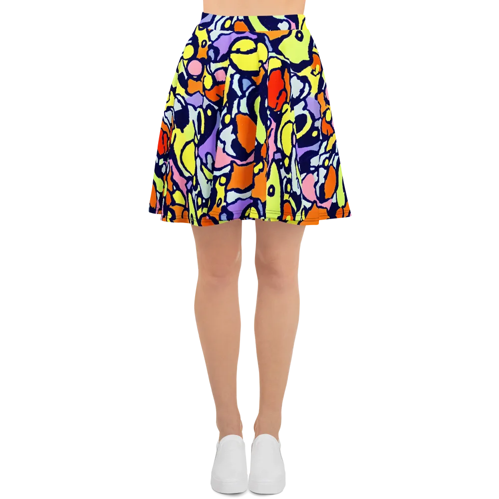 Electric Contour on Skater Skirt — Front