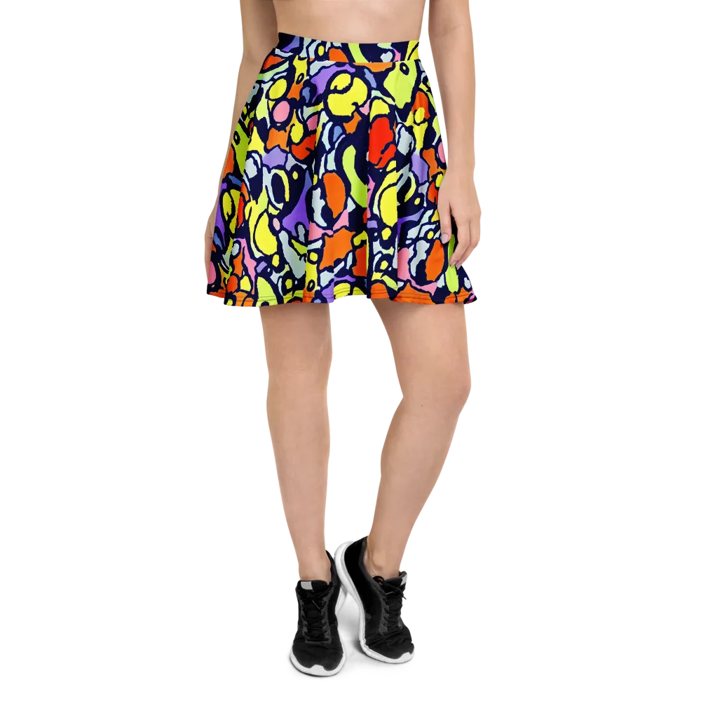 Electric Contour on Skater Skirt — Front