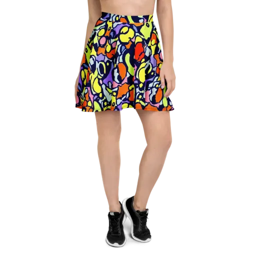 Electric Contour on a Skater Skirt