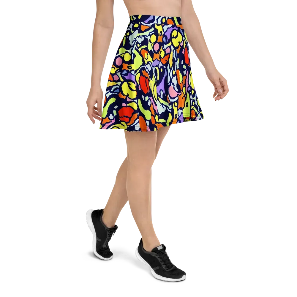 Electric Contour on Skater Skirt — Right