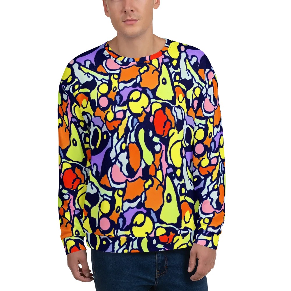 Electric Contour on Sweatshirt — Front