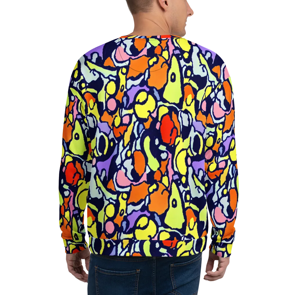 Electric Contour on Sweatshirt — Back