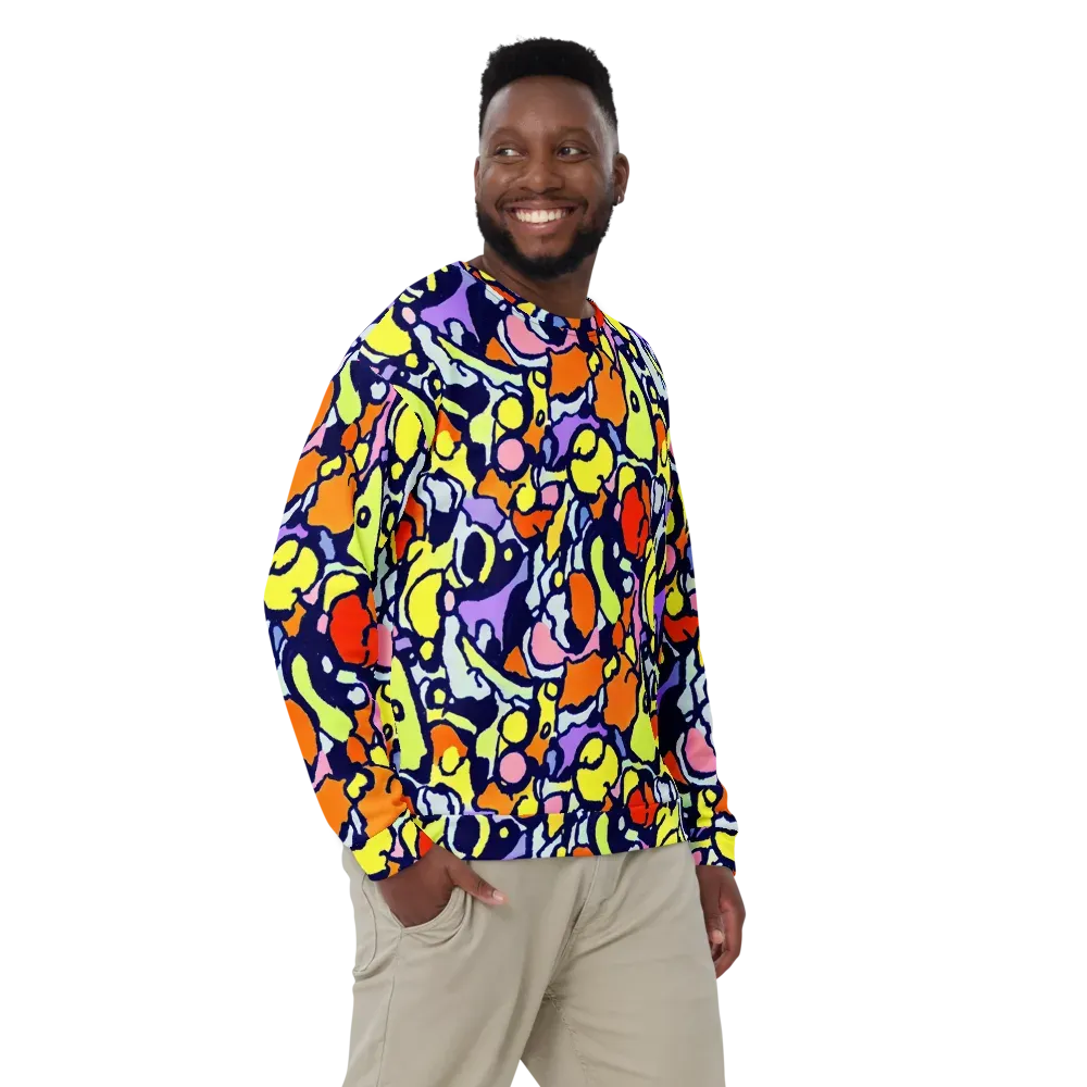 Electric Contour on Sweatshirt — Front