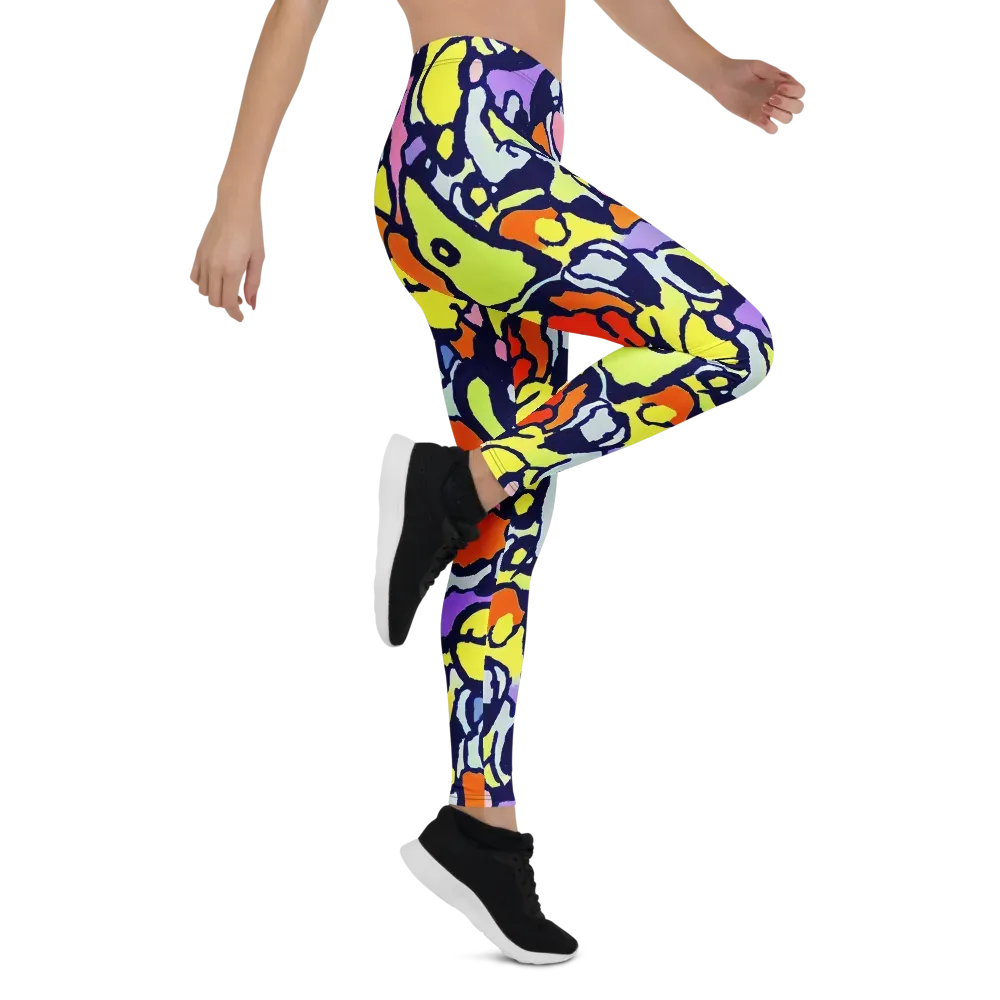 Electric Contour on Leggings — Right