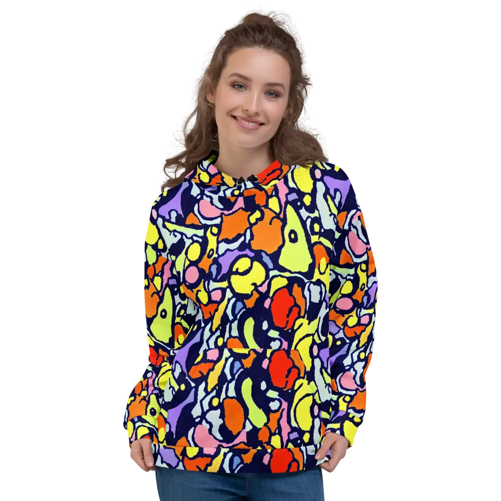 Electric Contour on Hoodie — Front