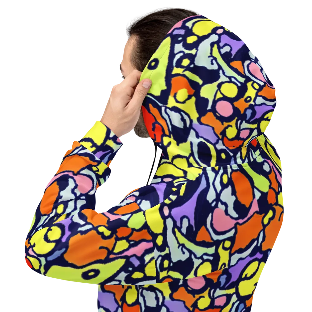 Electric Contour on Hoodie — Back