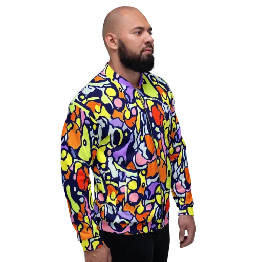 Electric Contour on a Bomber Jacket
