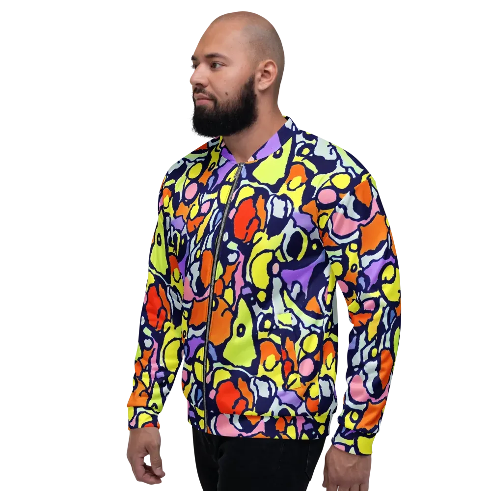 Electric Contour on Bomber Jacket — Left