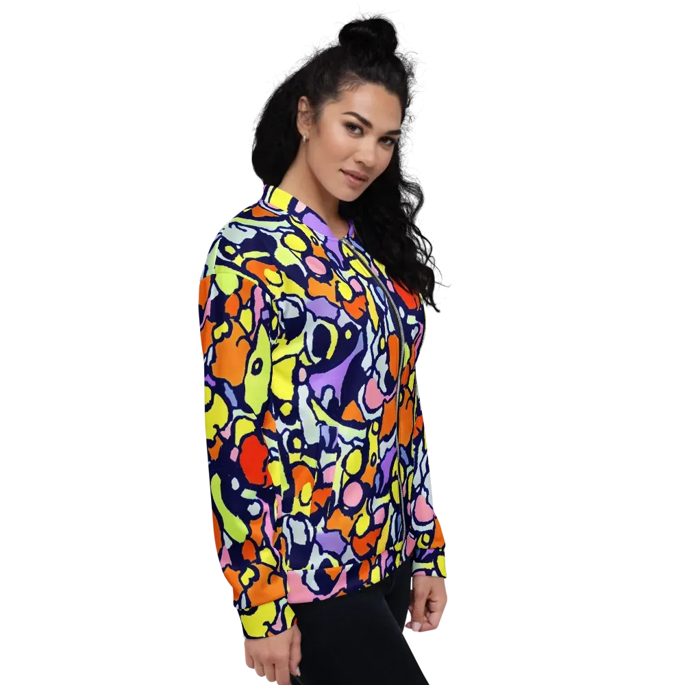 Electric Contour on Bomber Jacket — Right