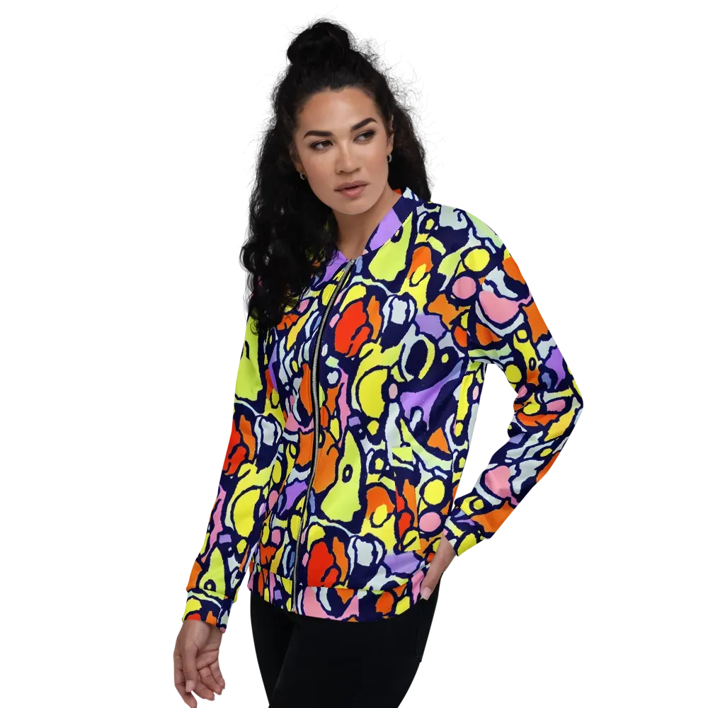 Electric Contour on Bomber Jacket — Left