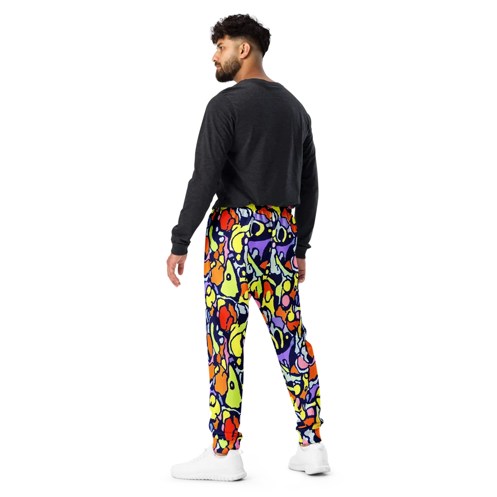Electric Contour on Men's Joggers — Back