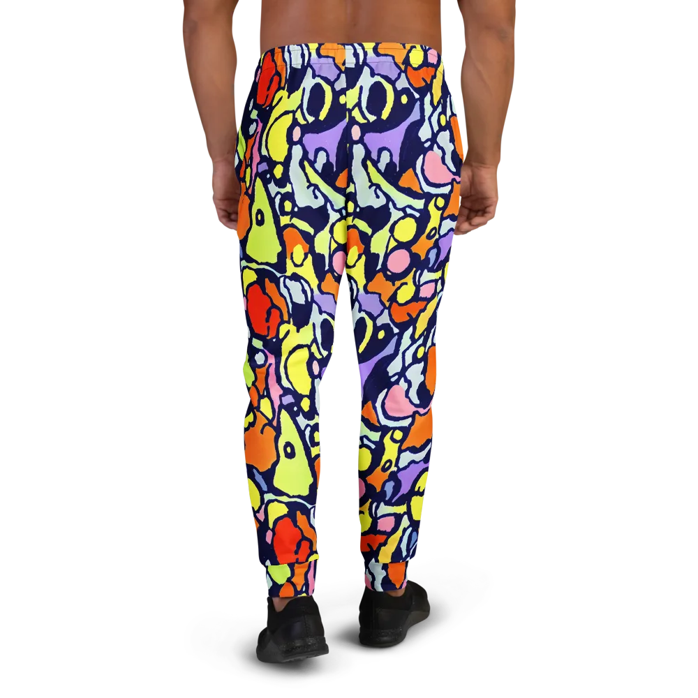 Electric Contour on Men's Joggers — Back