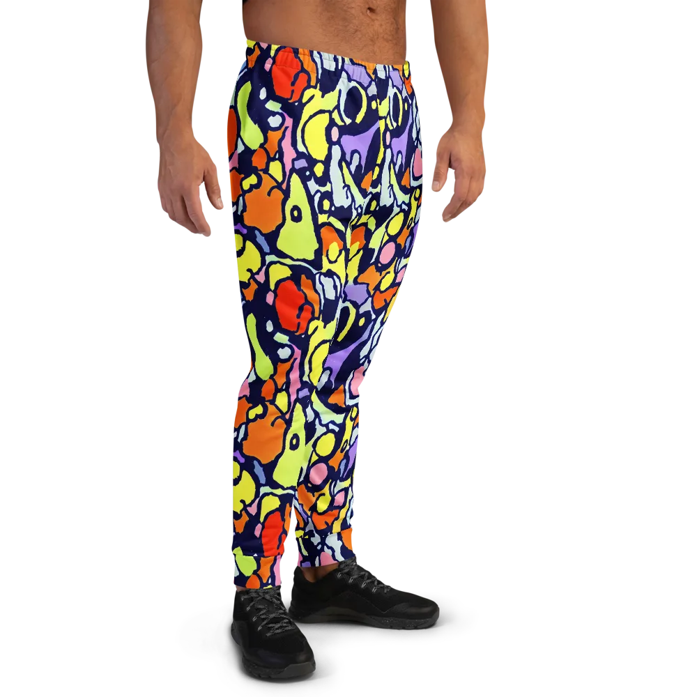 Electric Contour on Men's Joggers — Right