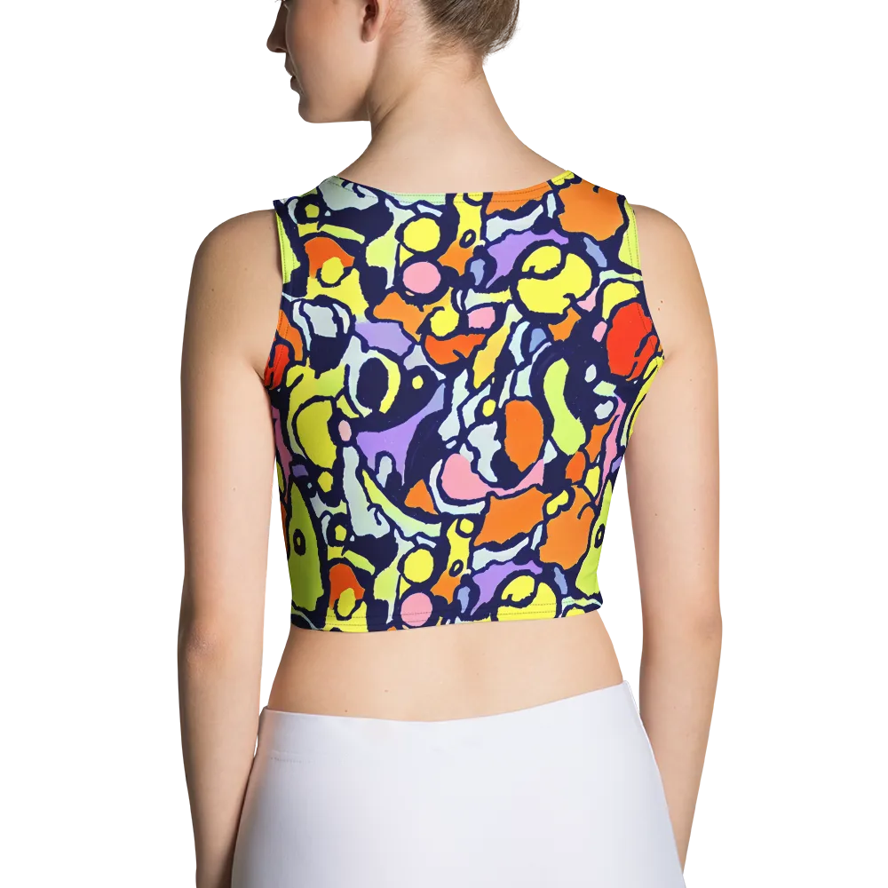 Electric Contour on Crop Top — Back