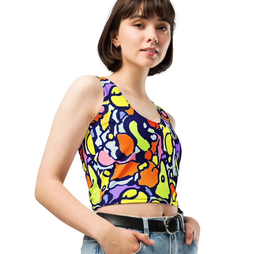 Electric Contour on Crop Top — Right Front
