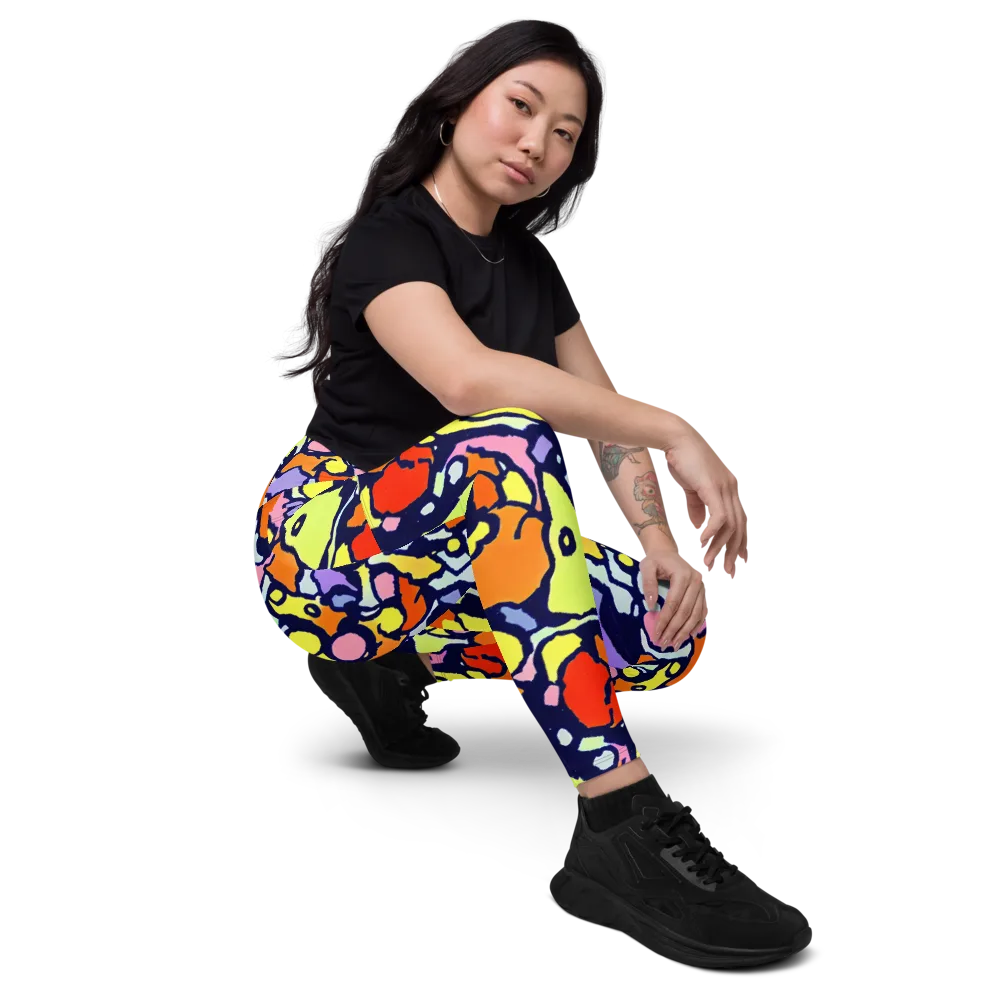 Electric Contour on Leggings with Pockets — Right Front