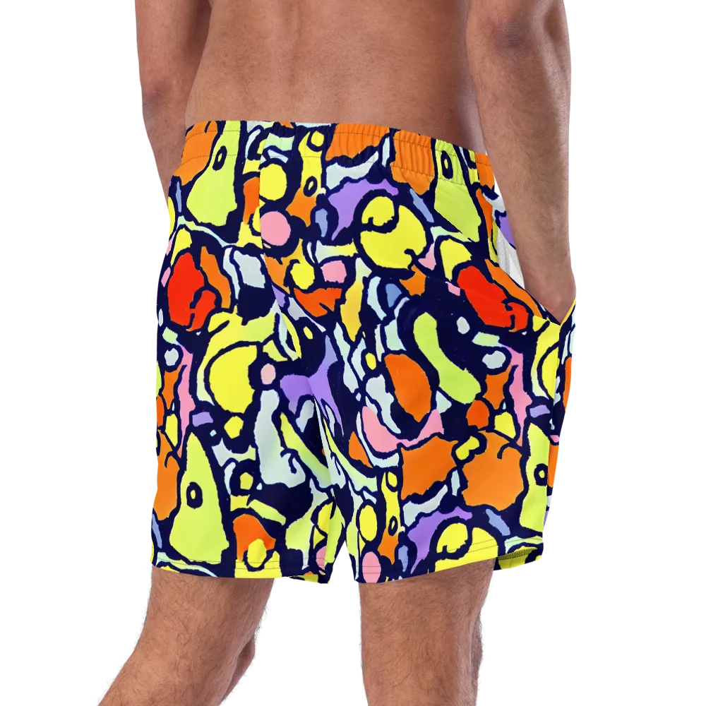 Electric Contour on Swim Trunks — Right Back