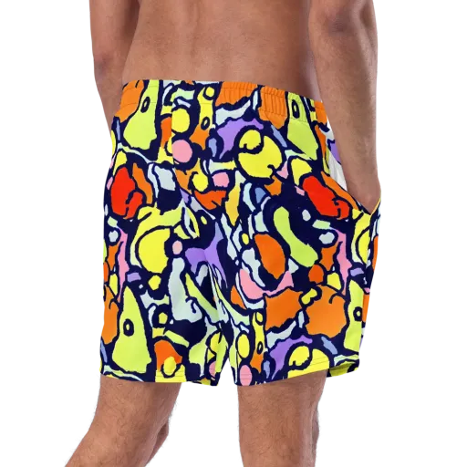 Electric Contour on a Swim Trunks