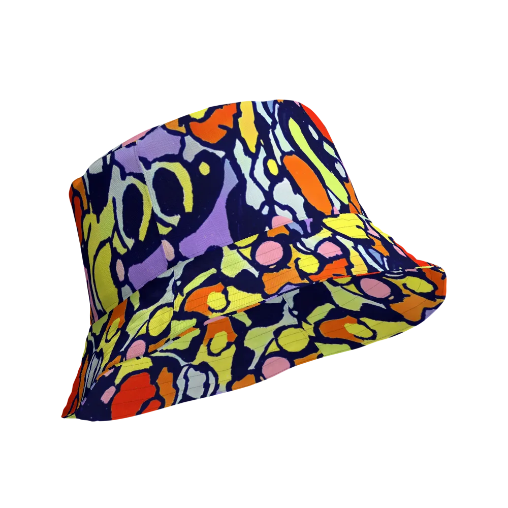 Electric Contour on Reversible Bucket Hat — Product details Outside