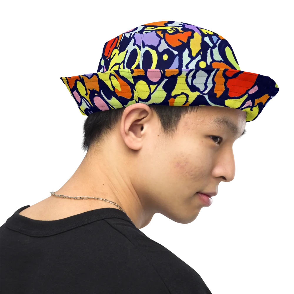 Electric Contour on Reversible Bucket Hat — Right Outside